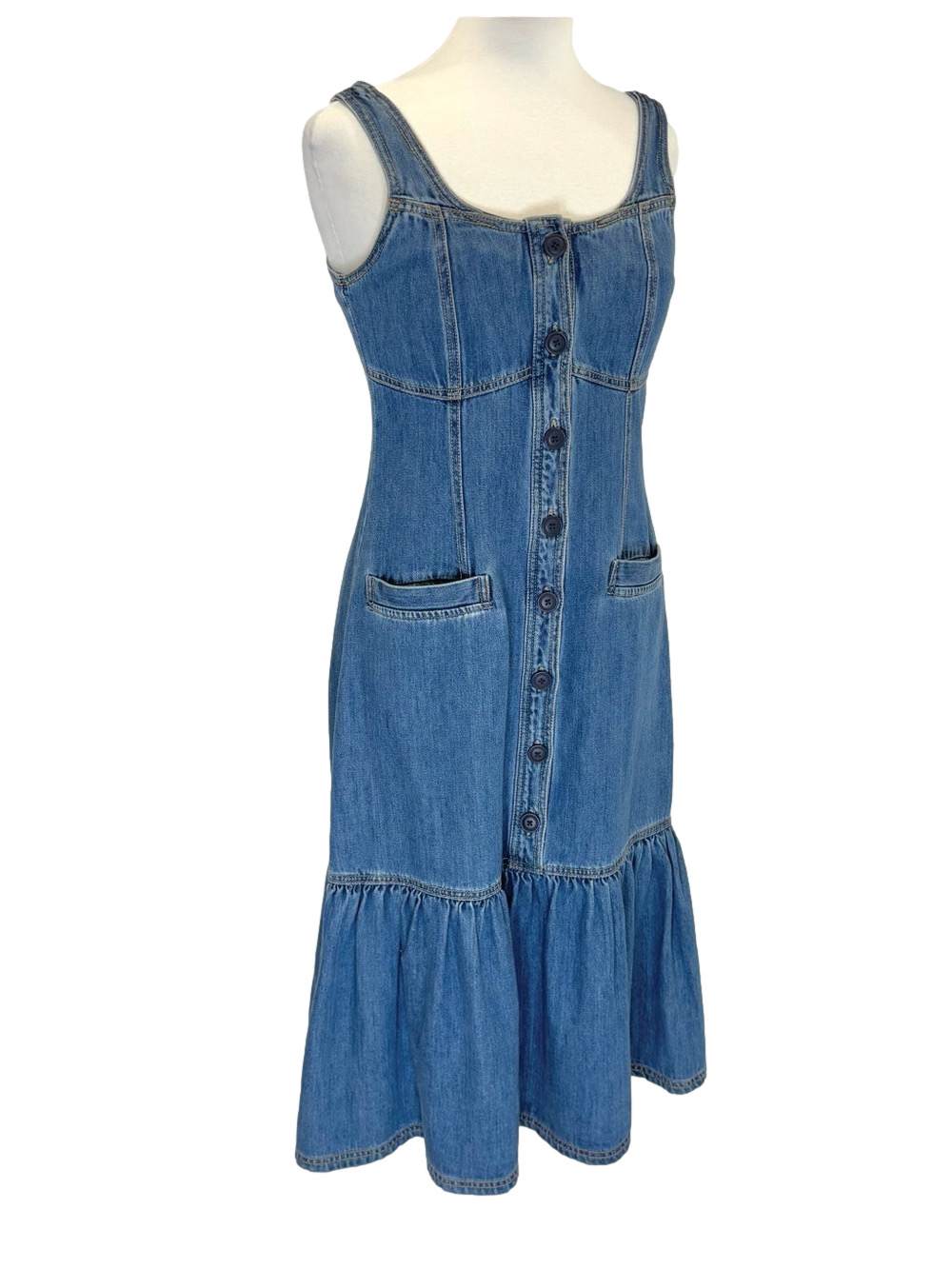Morisson fitted denim dress